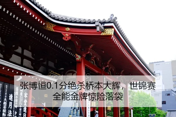 张博恒0.1分绝杀桥本大辉，世锦赛全能金牌惊险落袋
